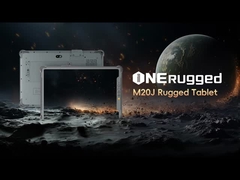 Intel RS232 ONERugged M20J Waterproof Tablet PC com Win 11 Pro/IOT Car Mount